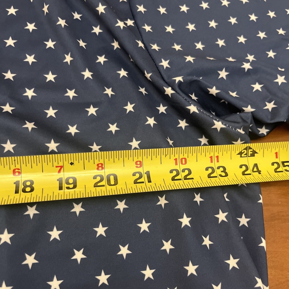 Yatta Golf Fourth Of July All Over Print Star Polo Size 2XL - Picture 5 of 7